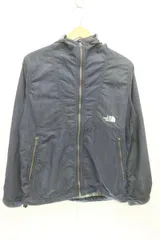 【中古】 THE NORTH FACE レディースマウンテンパーカー L W Nylon Denim Compact Jacket THE NORTH FACE L インディゴブルー 藍 ロゴ