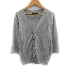 バンヤードストーム BARNYARDSTORM ニットカーディガン 七分袖 Vネック 1 グレー /SM32