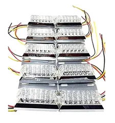 2023年最新】トラック用 サイド マーカー 角型 12 LED 12V 24V 兼用