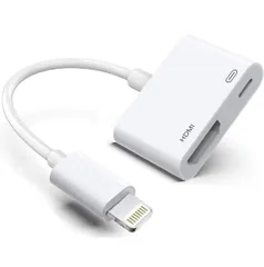 ★【2025新版・MFi認証・自動接続】 iPhone hdmi変換ケーブル ライトニング 設定不要・ APP不要・ 給電不要 ・1080PプルHD TV大画面 音声同期出力 ライトニング hdmi iphone tv （iOS13 - iOS18対応）