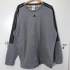adidas/アディダス スウェット トレーナー スリーライン ベトナム製 メンズ XL グレー