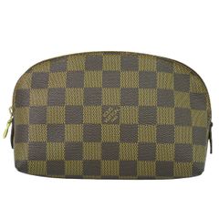 本物 ルイヴィトン LOUIS VUITTON LV ポシェット コスメティック ダミエ エベヌ ポーチ ブラウン N47516 ビトン 雑貨小物 中古 【フォロー割】