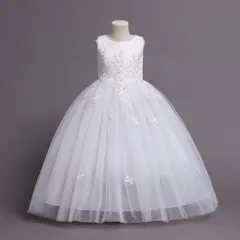 ロングドレス 子供ドレス 発表会ドレス ワンピース ドレス パーティー 誕生日 kaili02