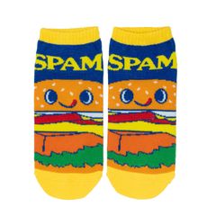 23-25cm スパム ソックス キャラクター スパミー 靴下  アンクル レディース メンズ ご当地 沖縄 限定 カジュアル tシャツ コーデ