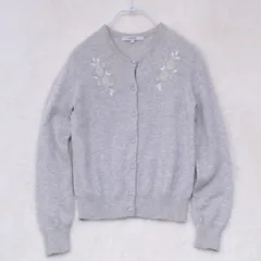 アンタイトル アンゴラ混刺繍カーディガン サイズ2 /250207019