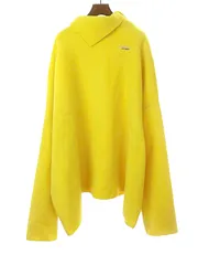 RAF SIMONS ラフシモンズ オーバーサイズフリーススウェット イエロー サイズ：Sのサムネイル