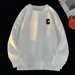 トレーナー Tシャツ  メンズ 長袖Tシャツ  ワッフル生地 長袖 クルーネック トップス 英字 ロゴ カジュアル  おしゃれ 春 秋 通学qcwds16