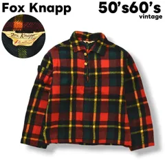 60s fox knapp ウールジャケット アメリカ製 タロンジップ VINTAGE Fox Knapp Jacket Mens Medium Wool Hunting Outdoor