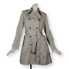 15【美品】ブラックレーベル ポールスミス トレンチコート 40 レディース M 中わたライナー付き 裏地ドット柄 ベージュ Paul Smith