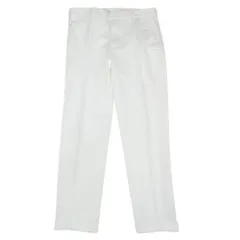 TOMORROWLAND トゥモローランド 63-04-41-04003 チノ ストレッチ スリムテーパード 裾ダブル パンツ ホワイト系 XS【中古】のサムネイル