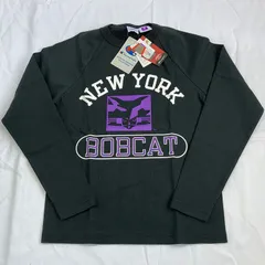 チャンピオン Champion T1011 ロンT NEW YORK BOBOCAT 黒 Sサイズ NY限定 NYUタグのサムネイル