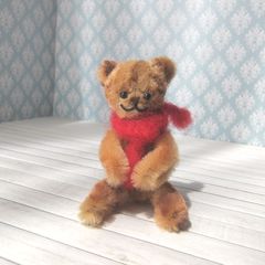 モコモコくまさん ぬいぐるみ ハンドメイド テディベア 海外作家様 熊 モコモコくまさん ぬいぐるみ ハンドメイド テディベア 海外作家様 熊