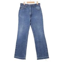 90年代 USA製 Levi's リーバイス 517 デニムパンツ オレンジタブ ブルー (メンズ W36 L36) 中古 古着 A3019