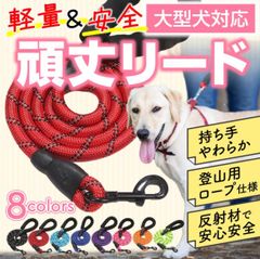 リード 犬 軽量 長い 丈夫 中型犬 大型犬 夜間 光る 反射 伸縮 頑丈 ロープ 柔らかい 軽い ペット 散歩