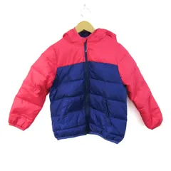 ユナイテッドアローズ GREEN LABEL RELAXING ダウンジャケット 女の子 キッズ 男の子用 135サイズ ピンク/ネイビー UNITED ARROWS 【中古】