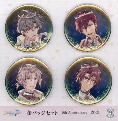 ZOOL 9周年 缶バッジセット 亥清悠 狗丸トウマ 棗巳波 御堂虎於