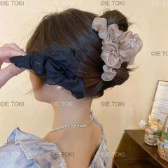 No．556 ひまわり 猫 レジン ヘアゴム キーホルダー マグネット