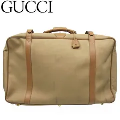【X'masセール★30%OFF】グッチ GUCCI トランクロゴ ベージュ ゴールド レディース 中古 最大30％OFF☆年越しセール】グッチ GUCCI トランク ロゴ ベージュ