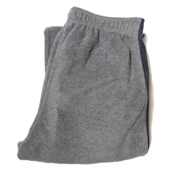 00's オールドネイビー ポケット付 フリース ライン パンツ (S) 灰×紺 フリースパンツ 00年代 旧タグ オールド 2004年製 GAP ギャップ アメリカ古着 USED ビンテージ ヴィンテージ