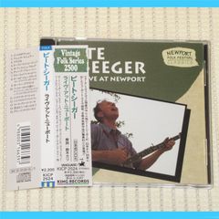 CD　ピート・シーガー　ライヴ・アット・ニューポート　帯付　KICP 2524　PETE SEEGER　LIVE AT NEWPORT