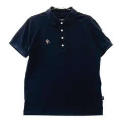 サイズ：4 PEARLY GATES パーリーゲイツ × LINE FRIENDS 半袖ポロシャツ  ネイビー系 [240101457882] ゴルフウェア メンズ ストスト