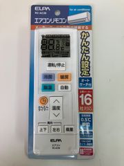ELPA エルパ エアコンリモコン 汎用リモコン RC-AC38