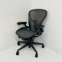 【中古 A(中古品)】Aeron Chair(アーロンチェア) リマスタード※固定肘※ AER1B23PW-ALPG1G1G1BBBK23103