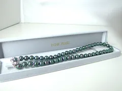 ブラック パールネックレス　SILVER