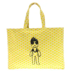 MARNI (マルニ) 裏地ナイロン パペットプリント 総柄 トートバッグ ハンドバッグ イエローのサムネイル
