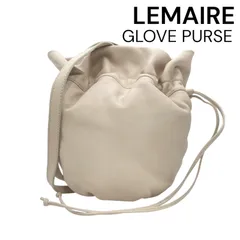 ルメール LEMAIRE GLOVE PURSE グローブバッグ ショルダーバッグ 巾着 ホワイト 白 レディース S5U178のサムネイル
