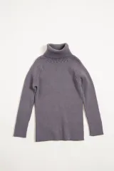 chien-chien/リブタートル無地　新品子供服90 キッズ 女の子のサムネイル