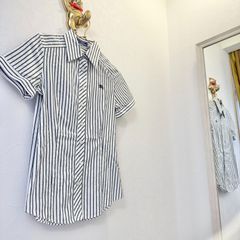 【美品！】バーバリーブルーレーベル　ストライプシャツ