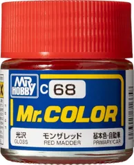 【新品】 GSI クレオス GSIクレオス Mr.カラー モンザレッド 模型用塗料 10ml C68 光沢