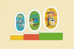 スケ 【ピクサーキャラクター】シール容器3Pセット【トイストーリー4】【トイストーリー】【エイリアン】【ピクサー】【ディズニー】【お弁当箱】【ランチボックス】【弁当箱】【容器】【遠足】【グッズ】【ピクニック】