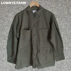 LOWRYS FARM オリーブ コットン ミリタリージャケット Fサイズ