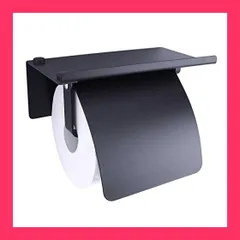 【スタッフおすすめ！】iikuru 2点セット トイレットペーパー ホルダー タオル掛け 黒 ステンレス ペーパー ホルダー トイレ タオル リング おしゃれ 収納 インテリア ya019