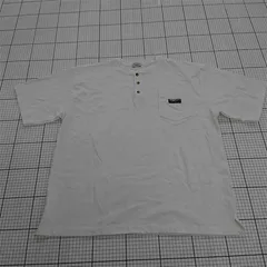 ◇ ⊂ the craft crew products ヘンリーネック 半袖 Tシャツ サイズＭ ホワイト系 メンズ E  【1509100080947】