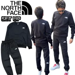 ザ ノースフェイス セットアップ NF0A89FB/NF0A8C1W ブラック トレーナー 上下 ボトムス ジョガーパンツ 部屋着 メンズ 2点セット ロゴ 裏起毛 THE NORTH FACE 新品 正規品 未使用品
