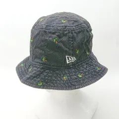 ◇ Θ NEW ERA ニューエラ シンプル系 バケット ハット ネイビー系 サイズS M レディース E  【1507160032517】