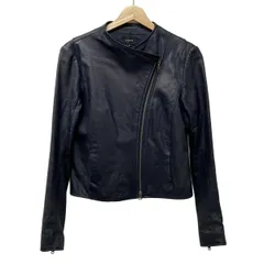 アンシャントマン　定価4万円、ラムレザージャケット　ルシェルブルー　ブラック　M 2025年最新】LE CIEL BLEU レザージャケット・ライダースの人気