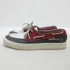 Q■【27cm】バンズ/VANS V3020L 本革レザーデッキシューズ■マルチMENS/7【中古】
