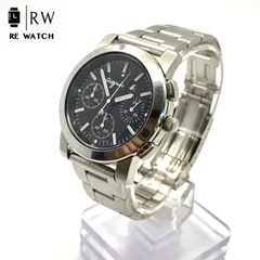 【中古】アニエスベー V654-0A10 アナログ腕時計 クロノグラフ ブラックのサムネイル