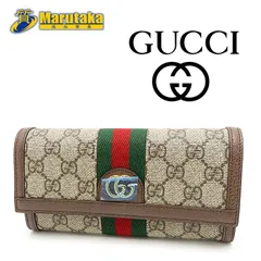 未使用 グッチ オフディア GG コンチネンタルウォレット GUCCI OPHIDIA