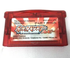 6114 【簡易動作確認済み】GBA ポケットモンスター ルビー カートリッジのみ ゲームボーイアドバンス 任天堂 POKEMON Ruby 箱・説明書なし ポケモンソフト