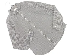 earth music&ecology アースミュージック＆エコロジー ギンガムチェック シャツ sizeS/白ｘ黒 ■◇ レディース