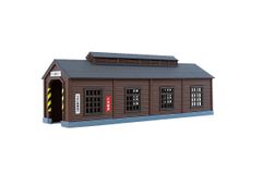 S051-1 木造機関庫 (こげ茶)