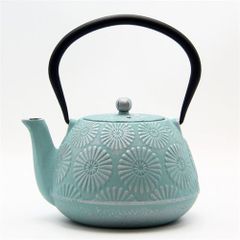 【新品未使用】鉄瓶 1200ml 茶こし付き 鋳鉄製ケトル 直火・IH対応 やかん 鉄分補給 茶道具 和風インテリア 南部風 鉄器 鋳物