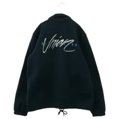 NIKE (ナイキ) ×UNION LA COACHES JACKET　ロゴ刺繍コーチジャケット　ネイビーのサムネイル