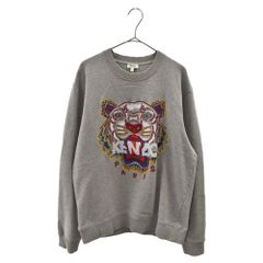 KENZO (켄조) 타이거 자수 크루넥 스웨트 트레이너 F865SW0014XA 긴 소매 그레이