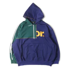 kolor カラー パーカー サイズ:3 / ドッキング ポリ スウェット パーカー (Pe 裏毛 トラック PULLOVER 21WCM-T01203) / ブルー グリーン / 日本製 / トップス フーディー プルオーバー【メンズ】【中古】のサムネイル